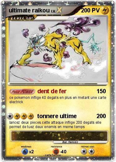 Pokemon ultimate raikou