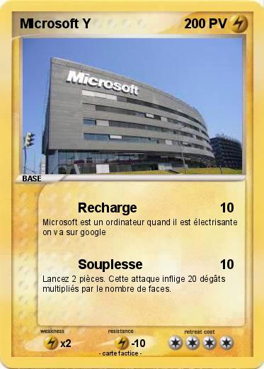 Pokemon MIcrosoft Y