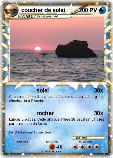 Pokemon coucher de solei