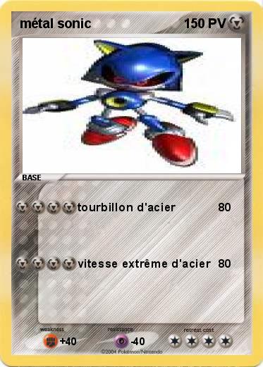 Pokemon métal sonic