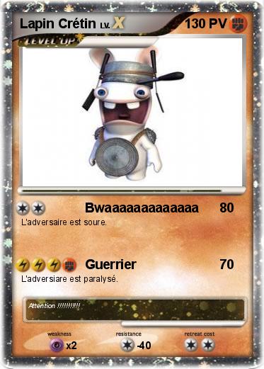 Pokemon Lapin Crétin