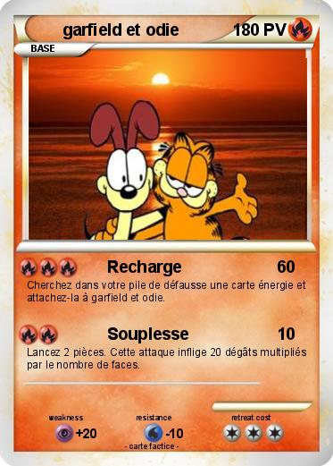 Pokemon garfield et odie