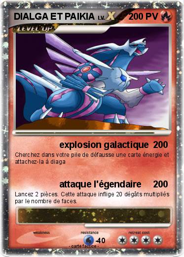 Pokemon DIALGA ET PAIKIA