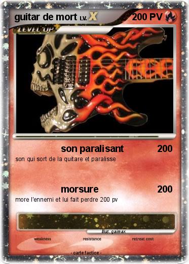 Pokemon guitar de mort