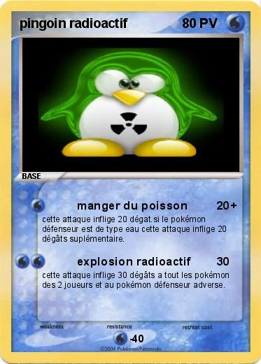 Pokemon pingoin radioactif