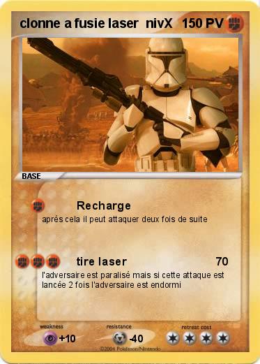 Pokemon clonne a fusie laser  nivX