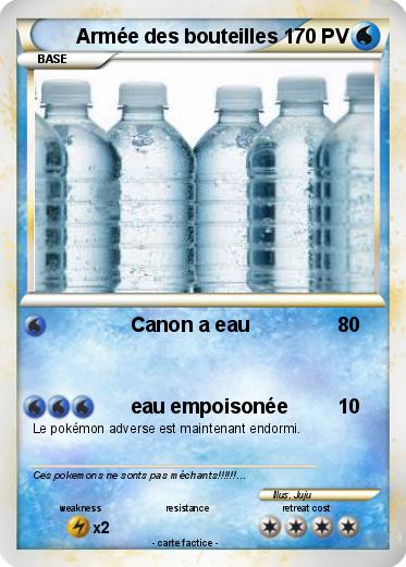 Pokemon Armée des bouteilles