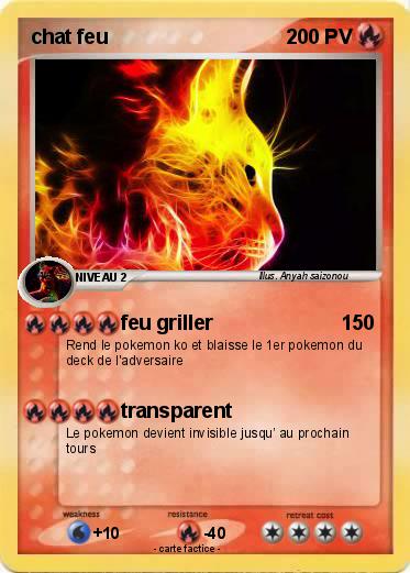 Pokemon chat feu