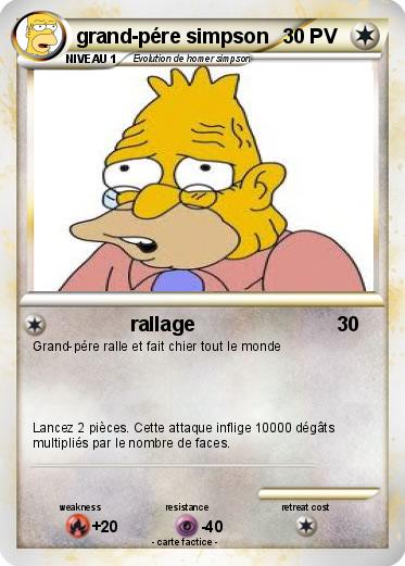 Pokemon grand-pére simpson