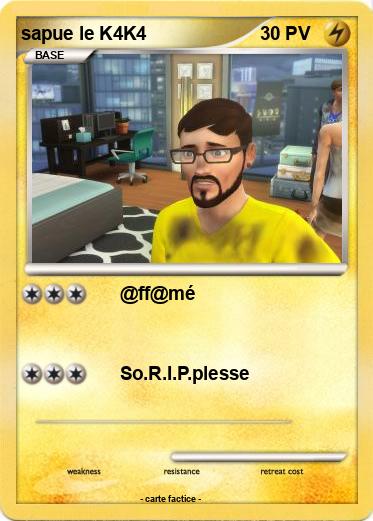 Pokemon sapue le K4K4