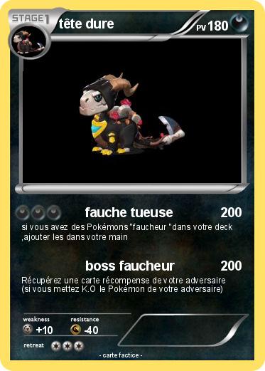 Pokemon tête dure