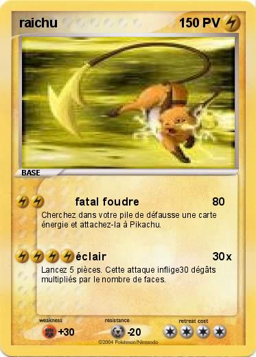 Pokemon raichu