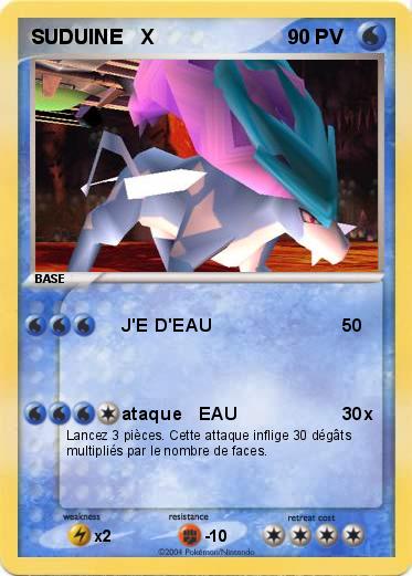 Pokemon SUDUINE   X