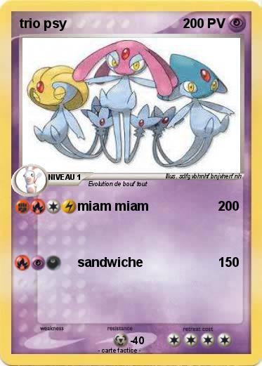 Pokemon trio psy