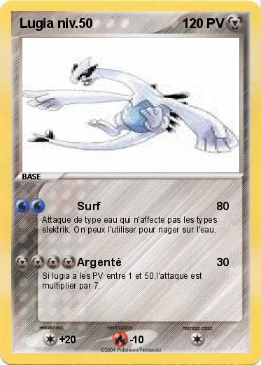 Pokemon Lugia niv.50
