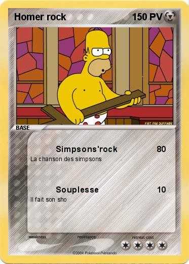 Pokemon Homer rock