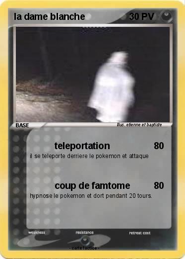 Pokemon la dame blanche