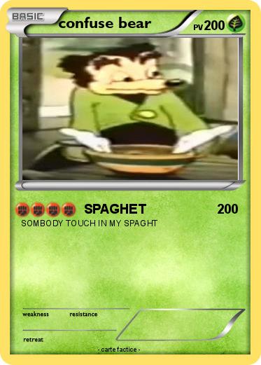 Pokemon confuse bear