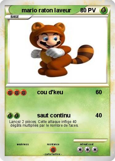 Pokemon mario raton laveur