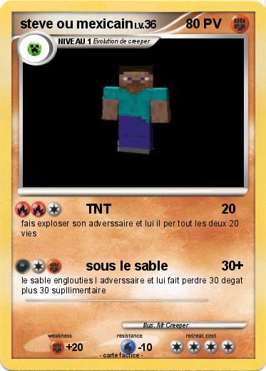 Pokemon steve ou mexicain