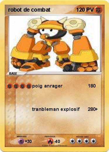 Pokemon robot de combat