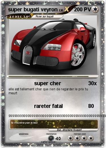 Pokemon super bugati veyron