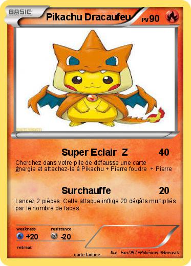 Pokemon Pikachu Dracaufeu