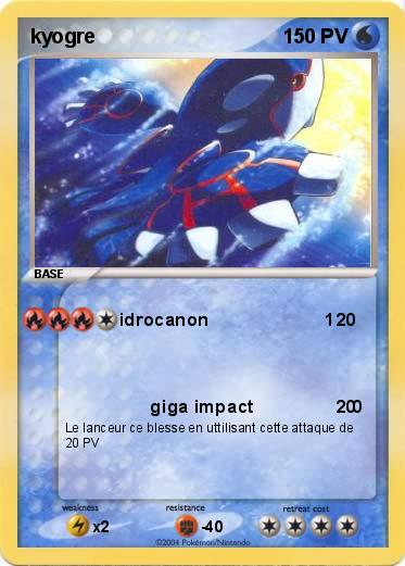 Pokemon kyogre