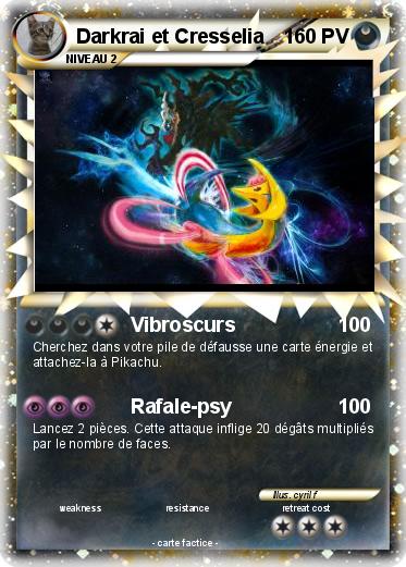 Pokemon Darkrai et Cresselia