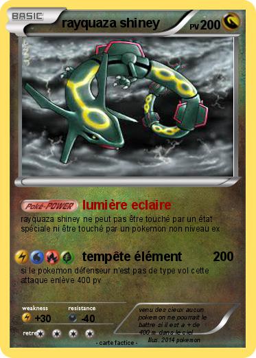 Pokemon rayquaza shiney