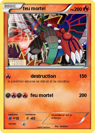 Pokemon feu mortel