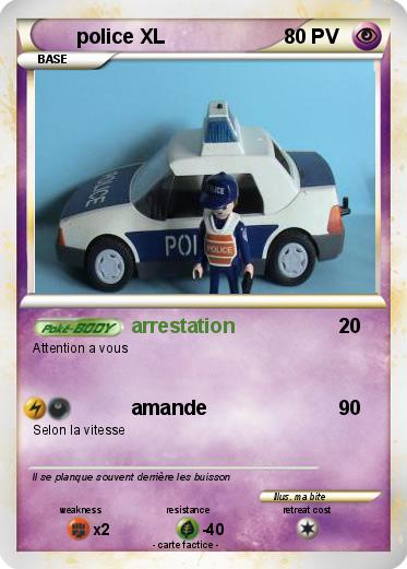 Pokemon police XL