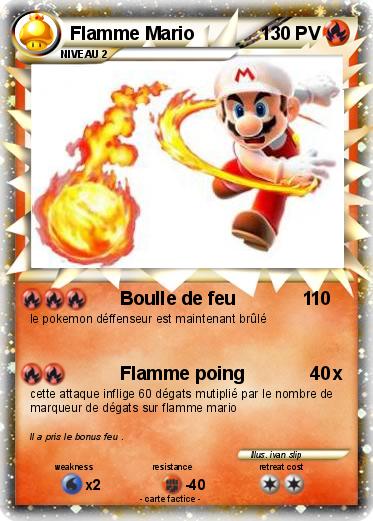 Pokemon Flamme Mario