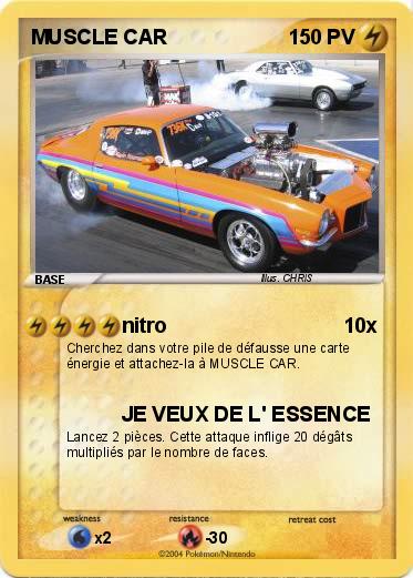 Pokemon MUSCLE CAR