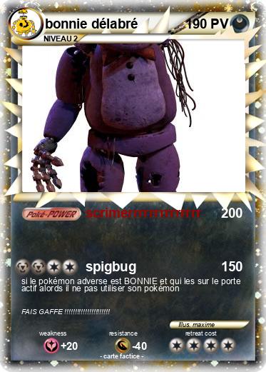 Pokemon bonnie délabré