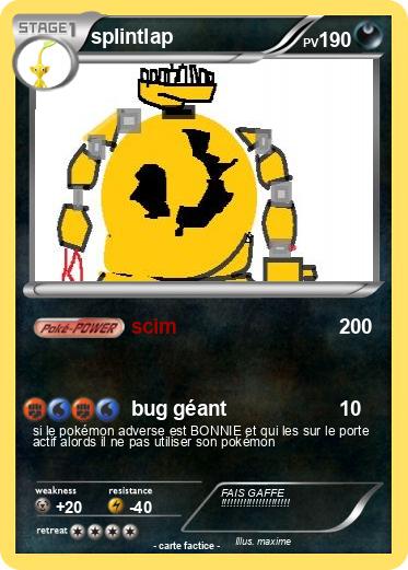 Pokemon splintlap