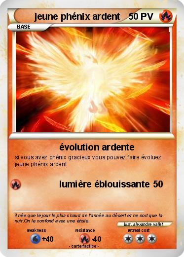 Pokemon jeune phénix ardent