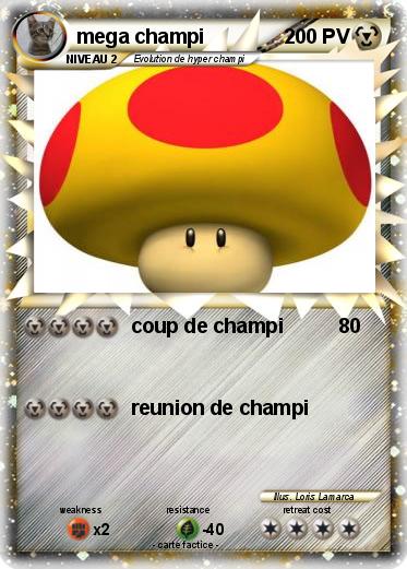 Pokemon mega champi