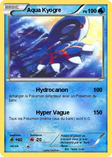 Pokemon Aqua Kyogre