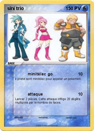 Pokemon sini trio