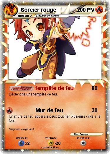 Pokemon Sorcier rouge