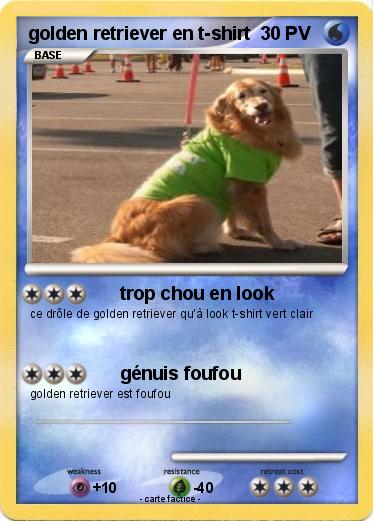 Pokemon golden retriever en t-shirt