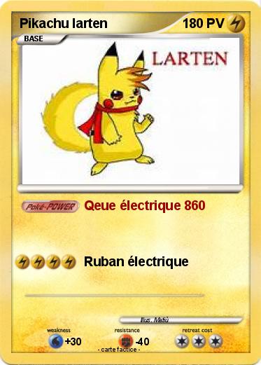 Pokemon Pikachu larten