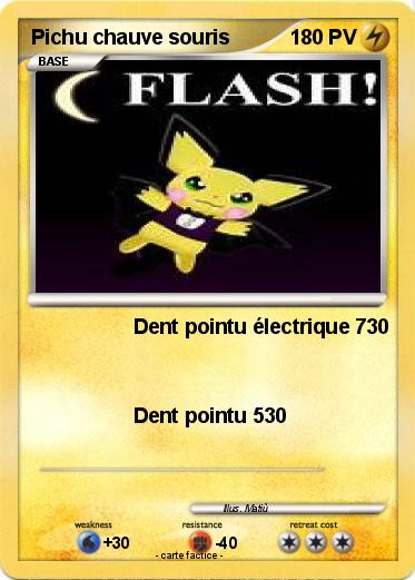 Pokemon Pichu chauve souris