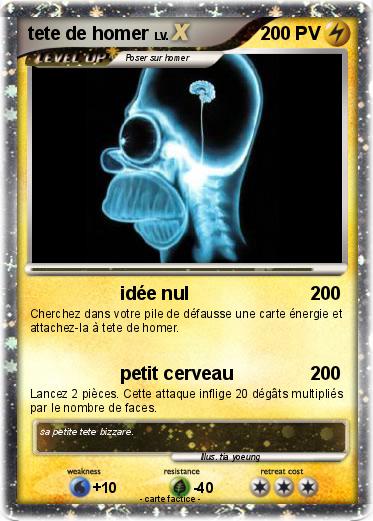 Pokemon tete de homer