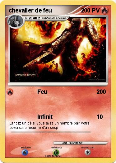 Pokemon chevalier de feu