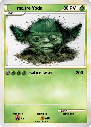 Pokemon maitre Yoda