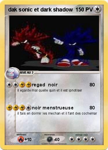Pokemon dak sonic et dark shadow