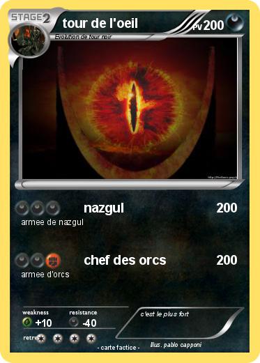 Pokemon tour de l'oeil