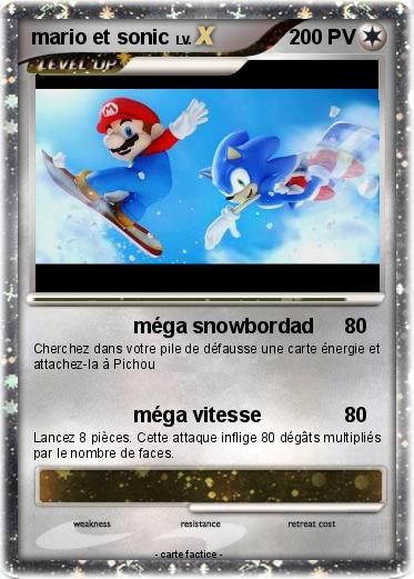 Pokemon mario et sonic